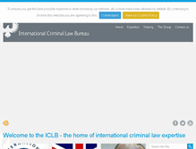 Tablet Screenshot of internationallawbureau.com
